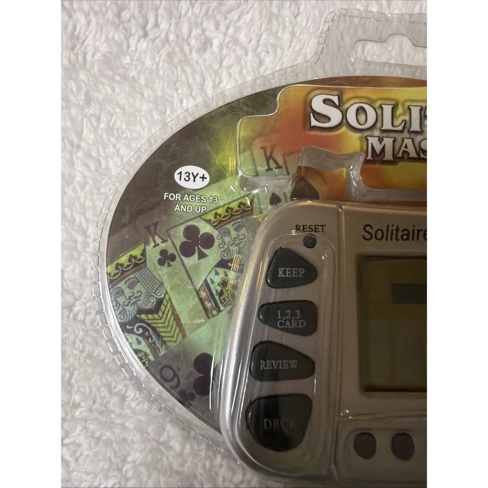 Solitaire Master Handheld Card Game Brand New Sealed Electronic Vegas Style NIP